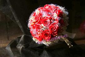 Bouquet espectacular de rosa roja